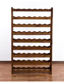 Drewniany regał na wino - RW31 /na 63 butelki/ Brązowy - product 2