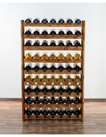 Drewniany regał na wino - RW31 /na 63 butelki/ Olcha - product 2