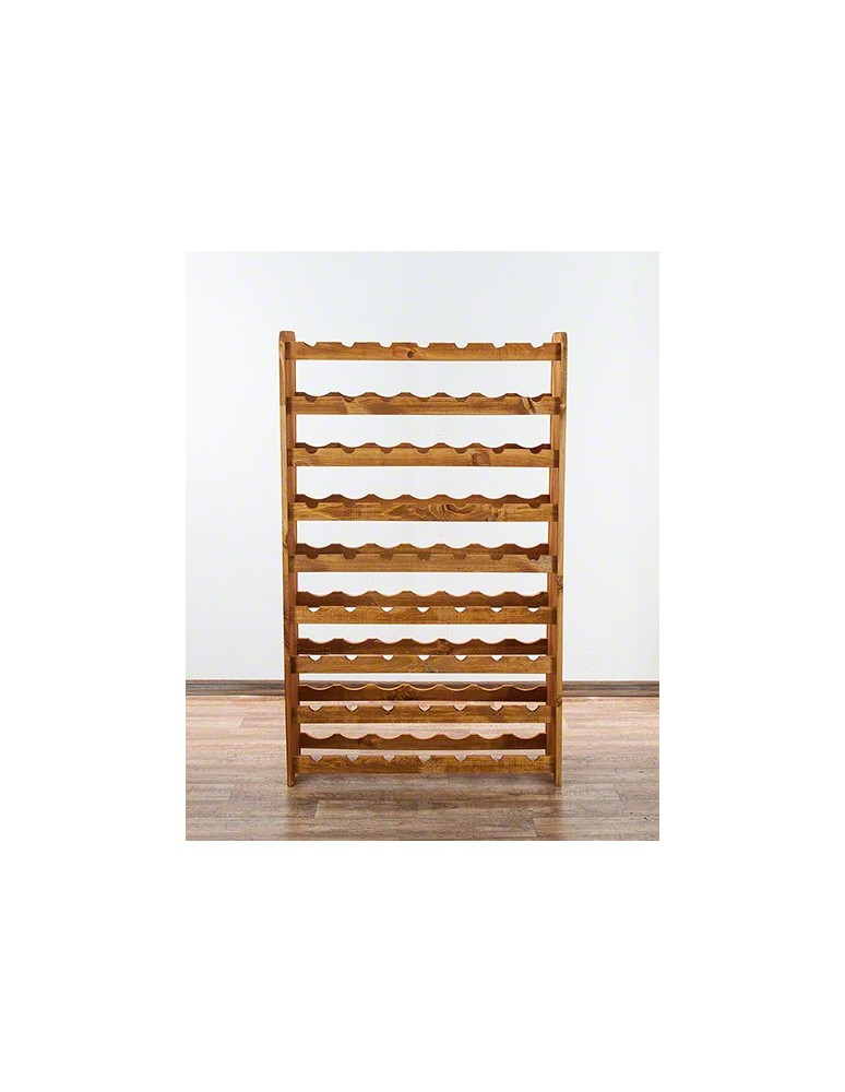 Regały - Drewniany regał na wino - RW31 /na 63 butelki/ Olcha - product b2b.wamar.biz 3