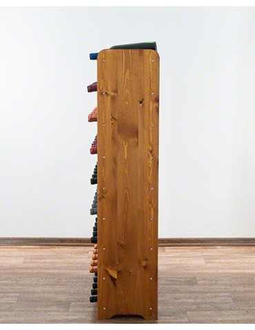 Regały - Drewniany regał na wino - RW31 /na 63 butelki/ Olcha - product 6