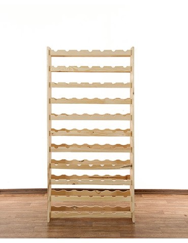 Drewniany regał na wino - RW31 /na 77 butelek/ Naturalny - product 2