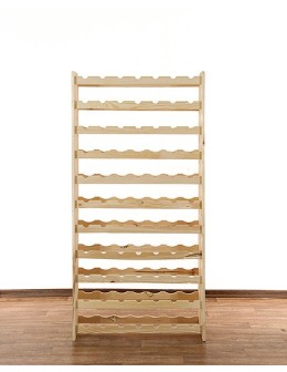 Drewniany regał na wino - RW31 /na 77 butelek/ Naturalny - product 2