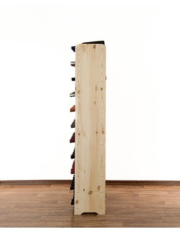 Regały - Drewniany regał na wino - RW31 /na 77 butelek/ Naturalny - product 3