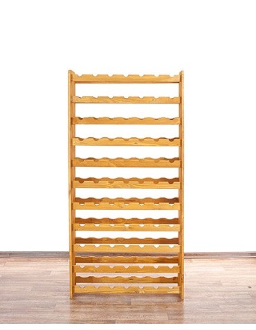 Regały - Drewniany regał na wino - RW31 /na 77 butelek/ Olcha - produkt 3