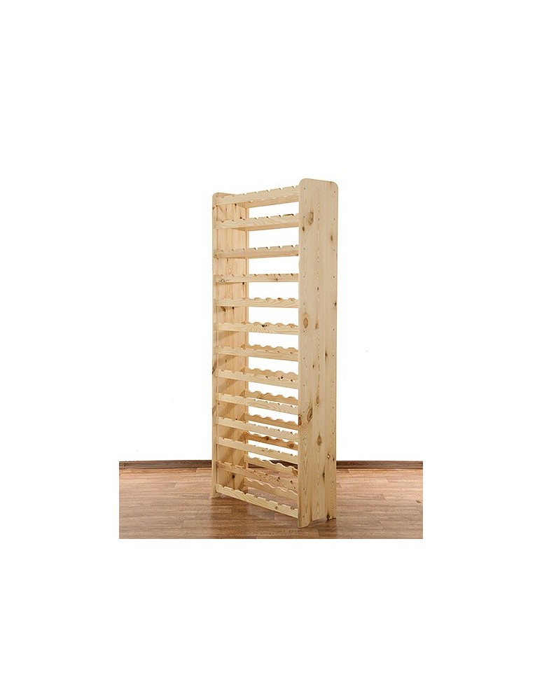 Regały - Drewniany regał na wino - RW31 /na 91 butelek/ Naturalny - product b2b.wamar.biz 5