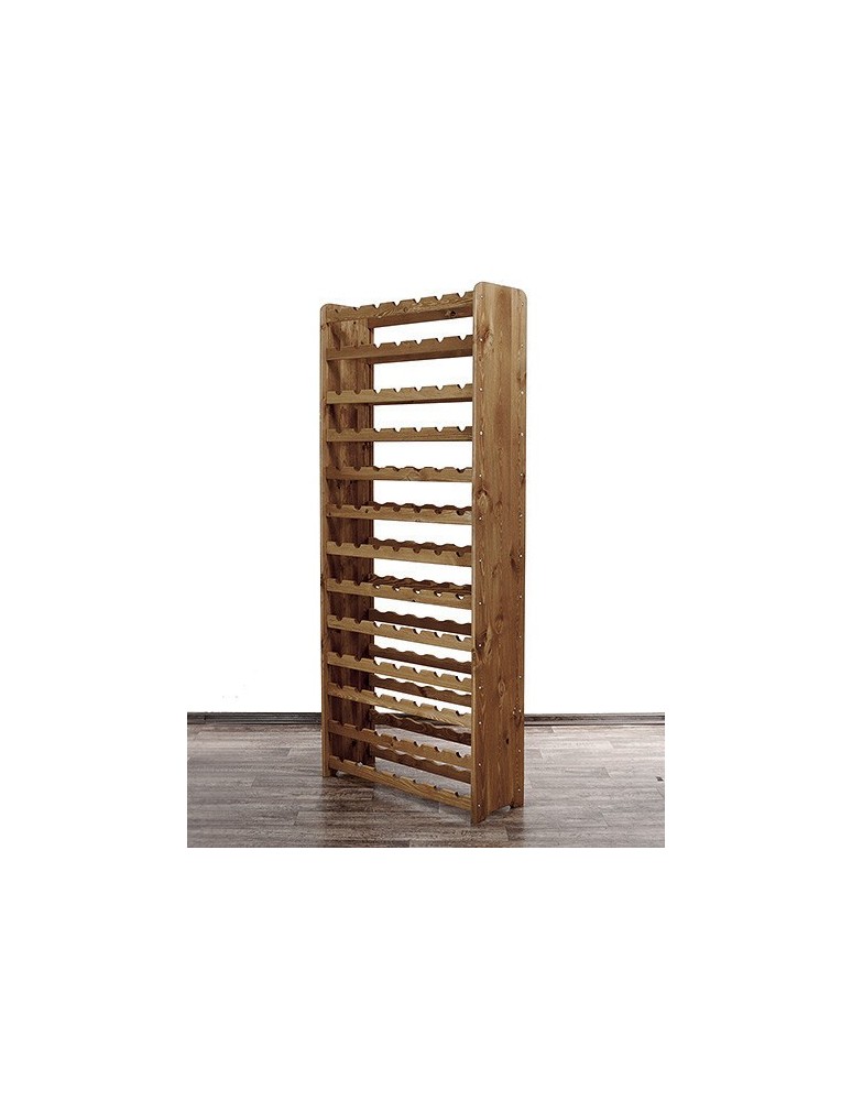 Regały - Drewniany regał na wino - RW31 /na 91 butelek/ Brązowy - product b2b.wamar.biz 4