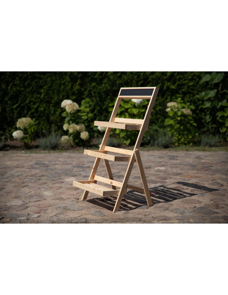 Kwietniki - Etażerka na kwiaty /100x52x52 cm/ Drewno Naturalne - product b2b.wamar.biz 3