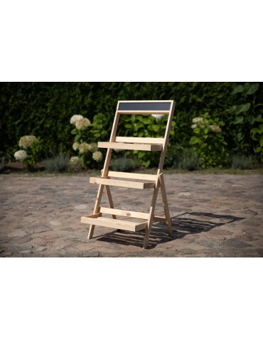 Kwietniki - Etażerka na kwiaty /100x52x52 cm/ Drewno Naturalne - product 4