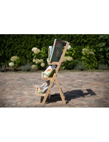 Kwietniki - Etażerka na kwiaty /100x52x52 cm/ Drewno Naturalne - product 9