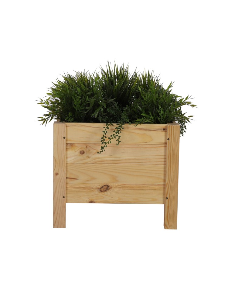 Duże donice ogrodowe- pergole - Drewniana donica RD-DNC /34x40x40cm/ Naturalna - product b2b.wamar.biz 2