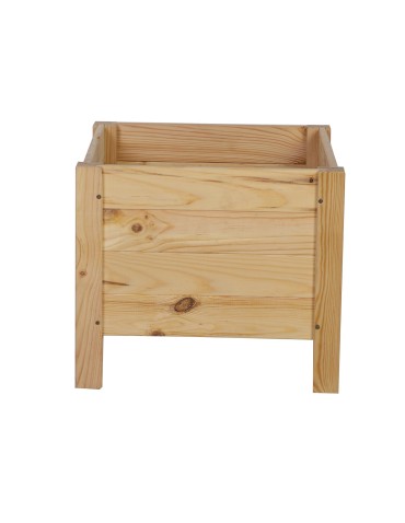 Duże donice ogrodowe- pergole - Drewniana donica RD-DNC /34x40x40cm/ Naturalna - product 3