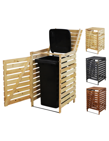 Pojedyncza obudowa na kosze OBK 1x120L Naturalna