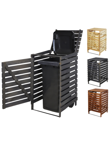 Pojedyncza obudowa na kosze OBK 1x120L Antracytowa