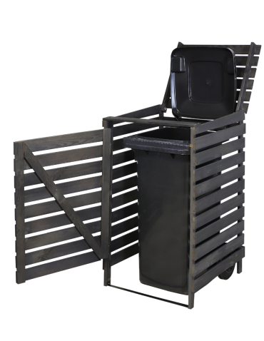 Pojedyncza obudowa na kosze OBK 1x120L Antracytowa - product 2