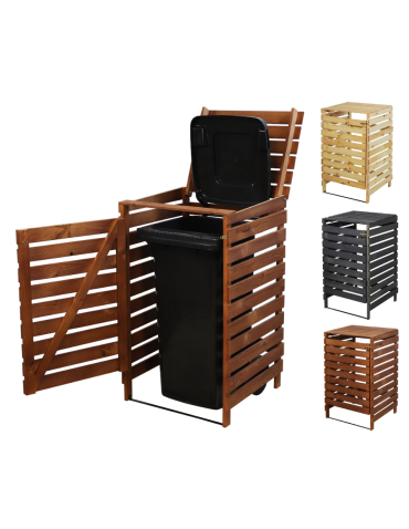 Pojedyncza obudowa na kosze OBK 1x120L Brązowa