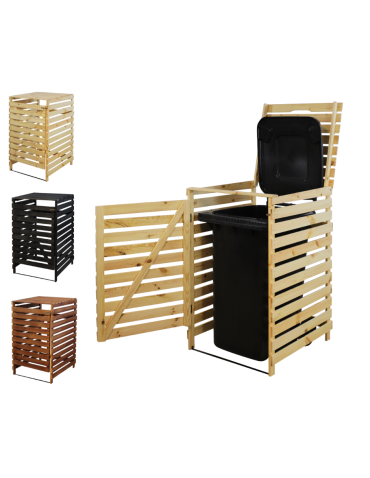 Pojedyncza obudowa na kosze OBK 1x240L Naturalna