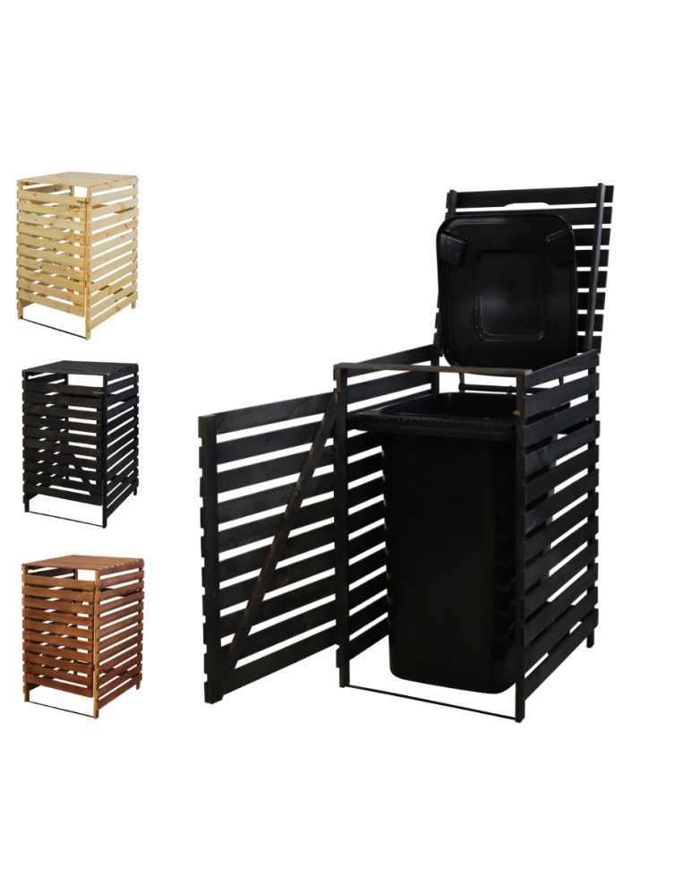Obudowy na Kosze - Pojedyncza obudowa na kosze OBK 1x240L Antracytowa - product b2b.wamar.biz 1