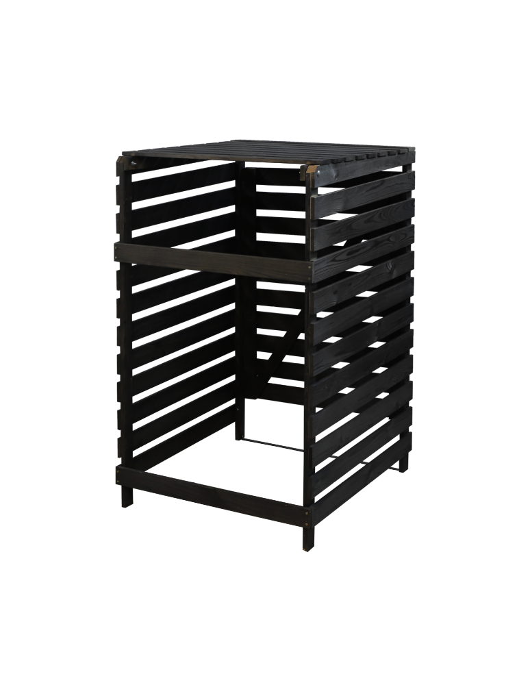 Obudowy na Kosze - Pojedyncza obudowa na kosze OBK 1x240L Antracytowa - product b2b.wamar.biz 2