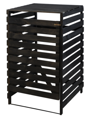 Obudowy na Kosze - Pojedyncza obudowa na kosze OBK 1x240L Antracytowa - product 4