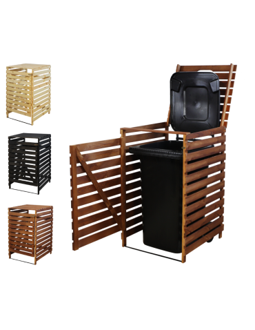 Pojedyncza obudowa na kosze OBK 1x240L Brązowa