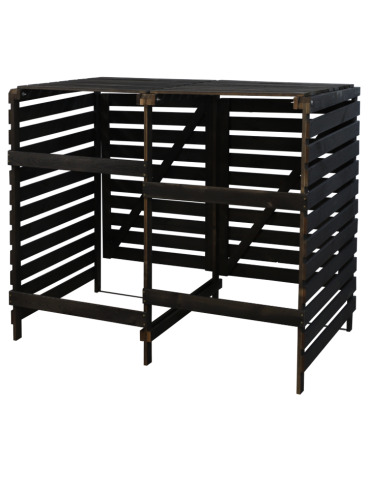 Podwójna obudowa na kosze OBK 2x240L Antracytowa - product 2