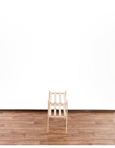 Regały - Sosnowy Regał 2-półkowy RA – Naturalny - product 5