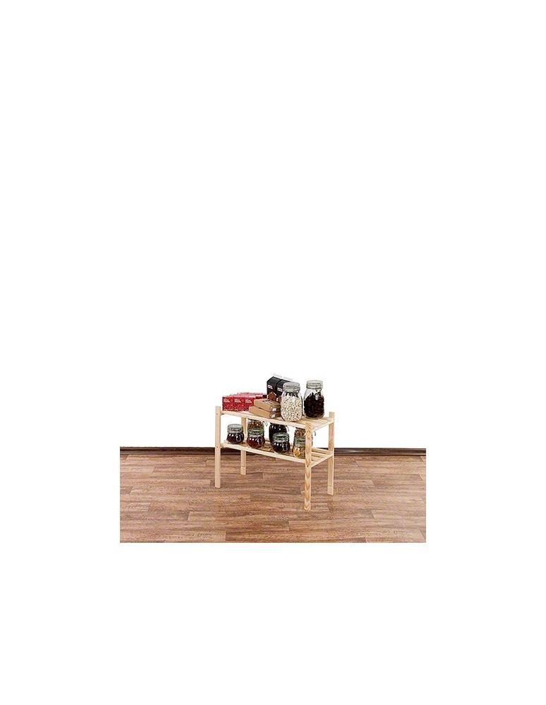 Regały - Sosnowy Regał 2-półkowy RA – Naturalny - product b2b.wamar.biz 10