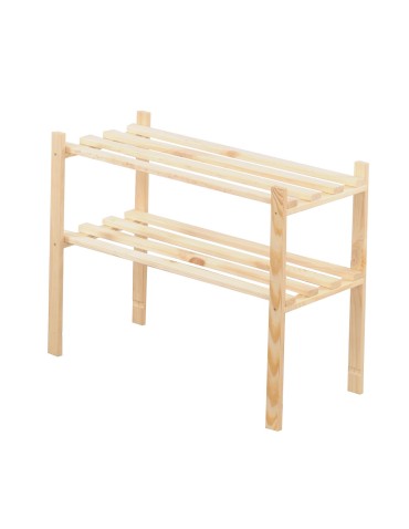 Sosnowy Regał 2-półkowy RA – Naturalny - product 2