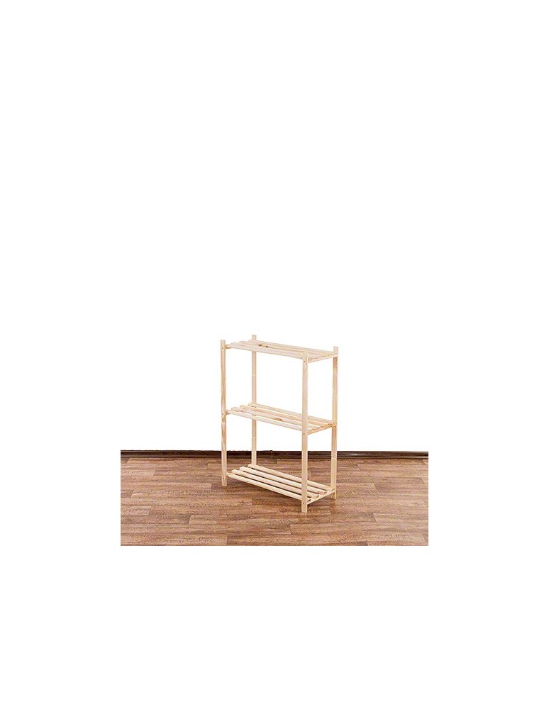 Regały - Sosnowy Regał 3-półkowy RA – Naturalny - product b2b.wamar.biz 5