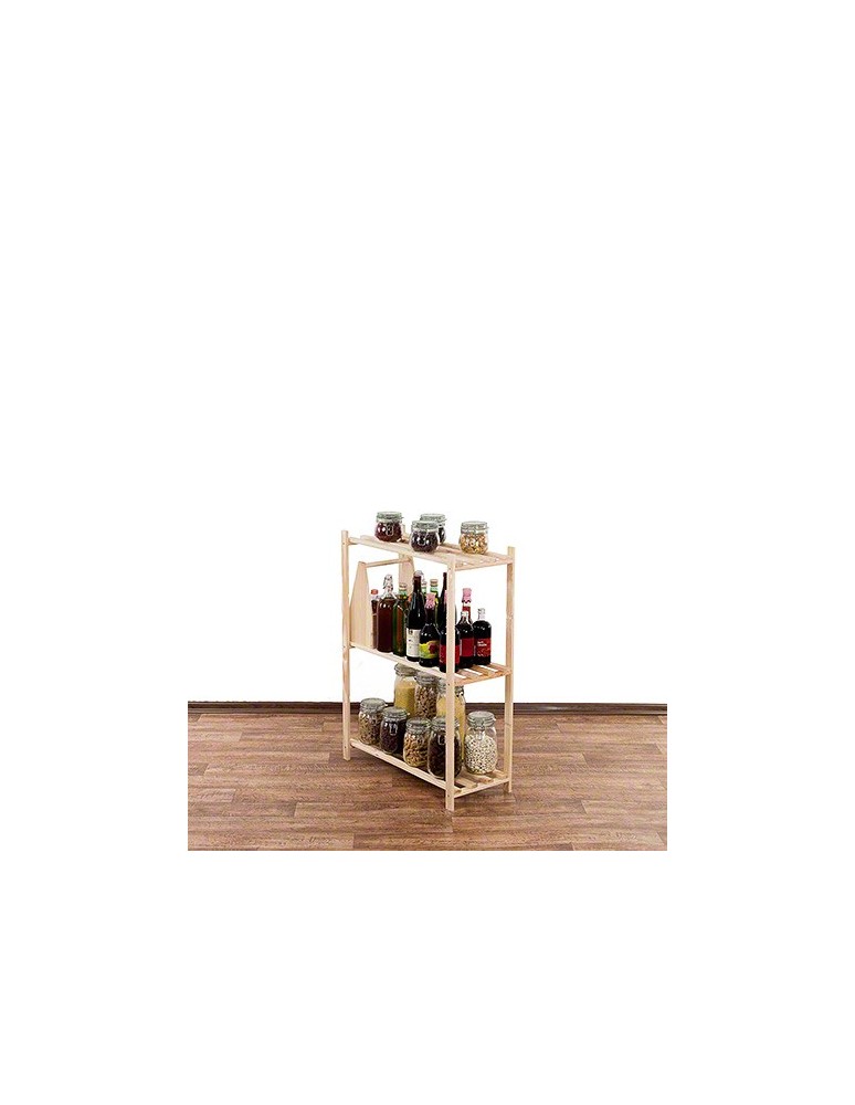 Regały - Sosnowy Regał 3-półkowy RA – Naturalny - product b2b.wamar.biz 10