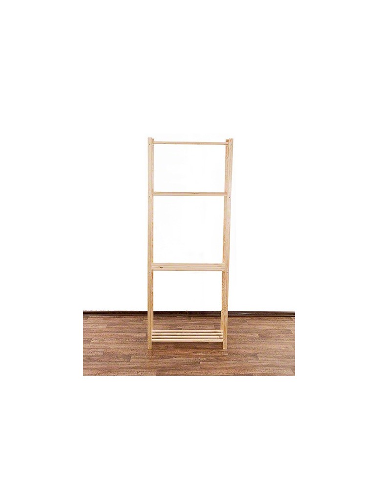 Regały - Sosnowy Regał 4-półkowy RA – Naturalny - product b2b.wamar.biz 7