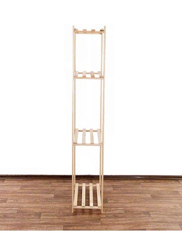 Regały - Sosnowy Regał 4-półkowy RA – Naturalny - product 9