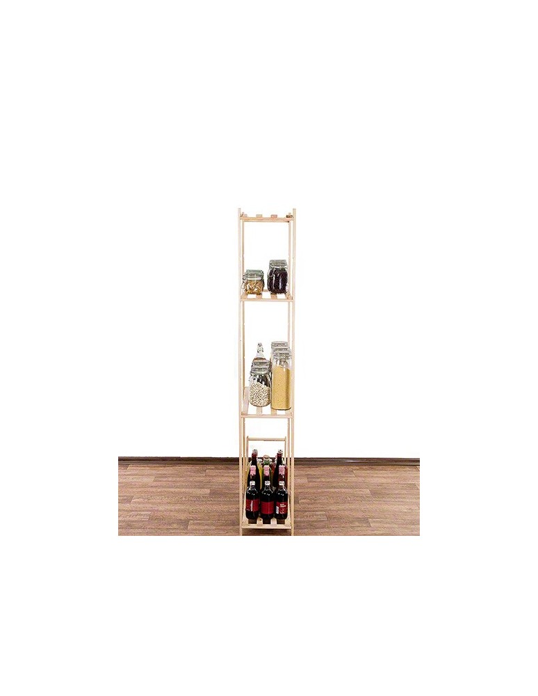 Regały - Sosnowy Regał 5-półkowy RA – Naturalny - product b2b.wamar.biz 7