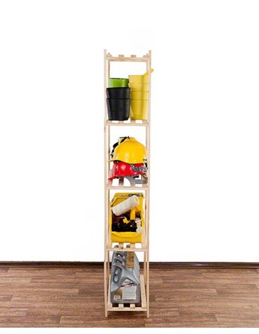 Regały - Sosnowy Regał 5-półkowy RA – Naturalny - product 11