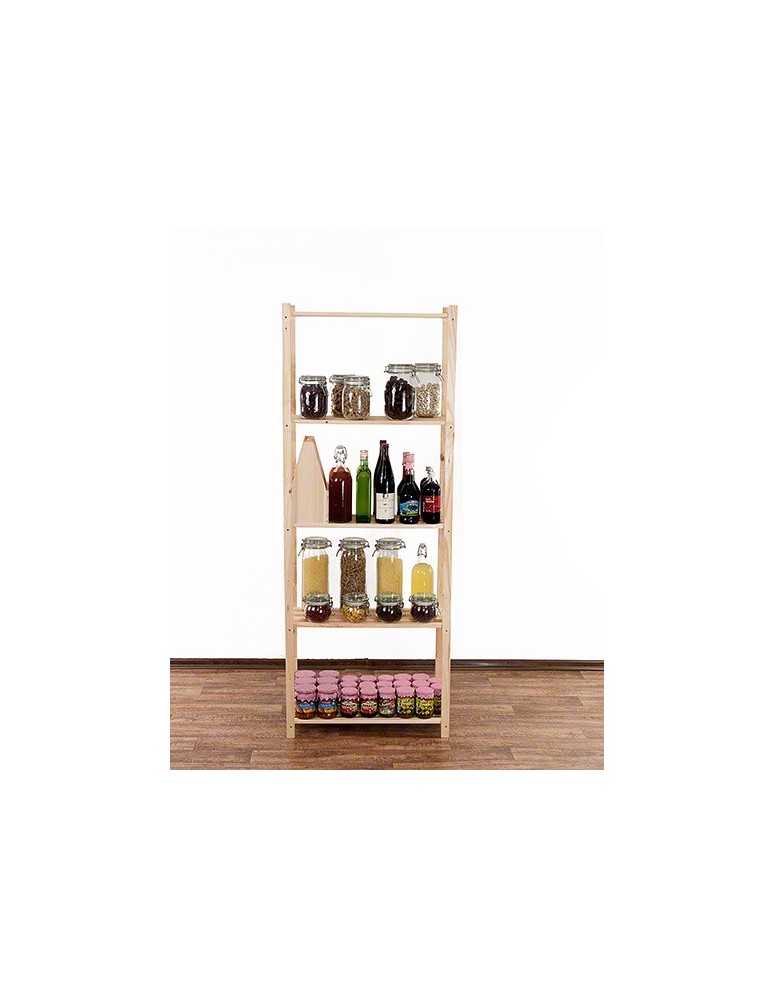 Regały - Sosnowy Regał 5-półkowy RA – Naturalny - product b2b.wamar.biz 16