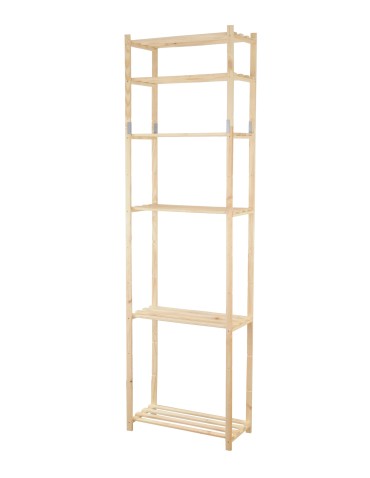 Regały - Sosnowy Regał 6-półkowy RA – Naturalny - product 3