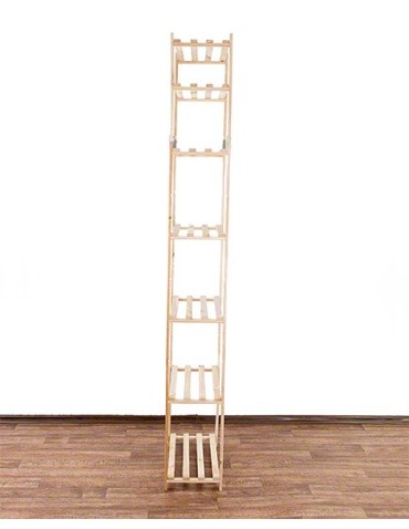 Regały - Sosnowy Regał 7-półkowy RA – Naturalny - product 11