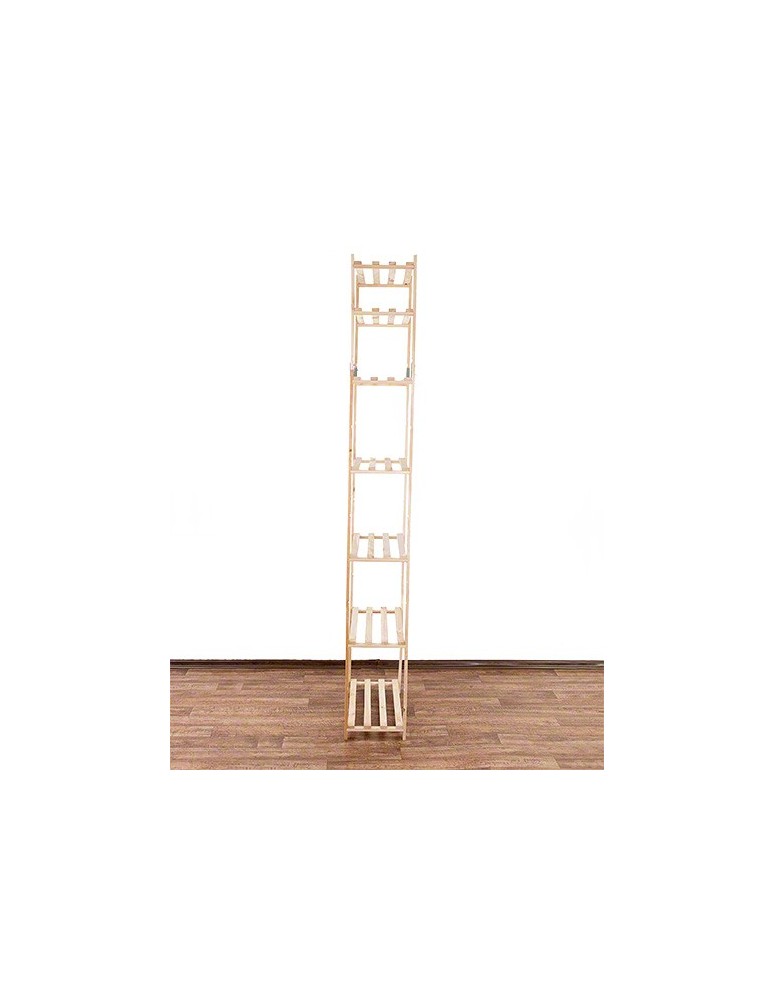 Regały - Sosnowy Regał 7-półkowy RA – Naturalny - product b2b.wamar.biz 11