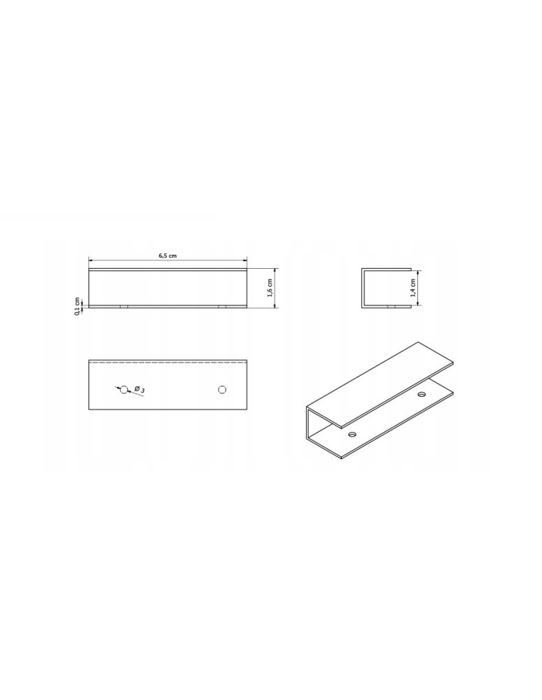 Regały - Łącznik nóg RML do regału MAXI 14mm zestaw 2 blaszki 4 wkręty - product b2b.wamar.biz 2