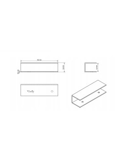 Łącznik nóg RML do regału MAXI 14mm zestaw 2 blaszki 4 wkręty - product 2