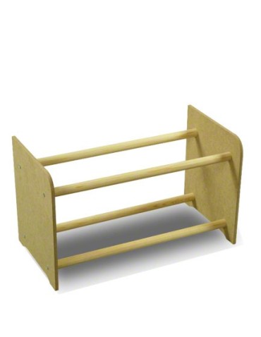 Regały - 2-półkowy regał na obuwie RBS /szer.45 cm/ Naturalny - product 5