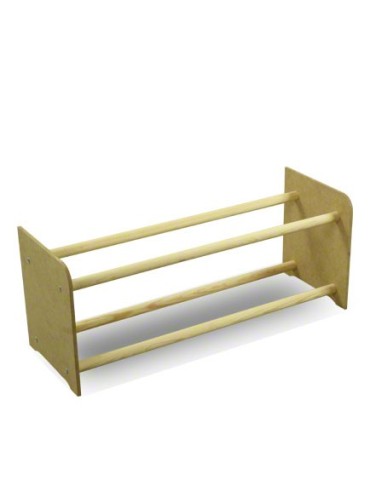 Regały - 2-półkowy regał na obuwie RBS /szer.65 cm/ Naturalny - product 4