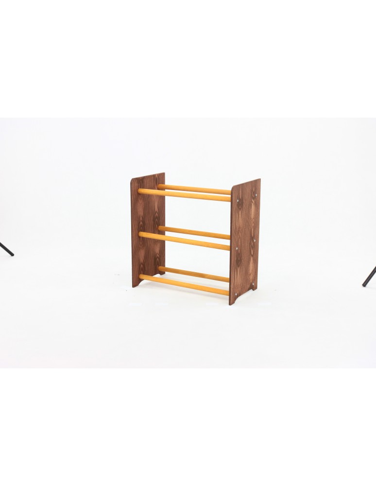 Regały - 3-półkowy regał na obuwie RBS /szer.45 cm/ Brąz-Olcha - product b2b.wamar.biz 4