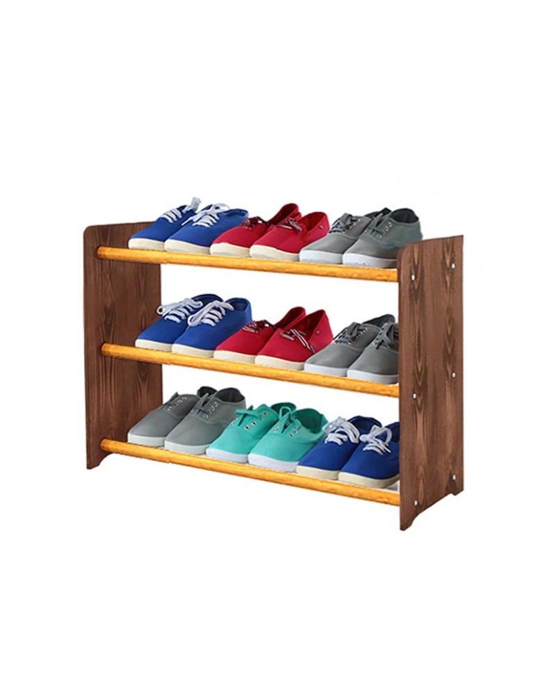 Regały - 3-półkowy regał na obuwie RBS /szer.65 cm/ Brąz-Olcha - product b2b.wamar.biz 2