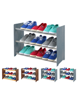 3-półkowy regał na obuwie RBS /szer.65 cm/ Szary