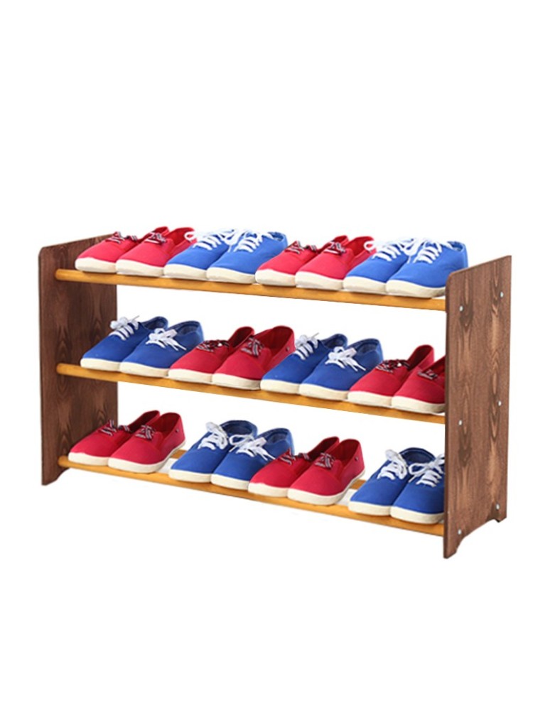 Regały - 3-półkowy regał na obuwie RBS /szer.90 cm/ Brąz-Olcha - product b2b.wamar.biz 2