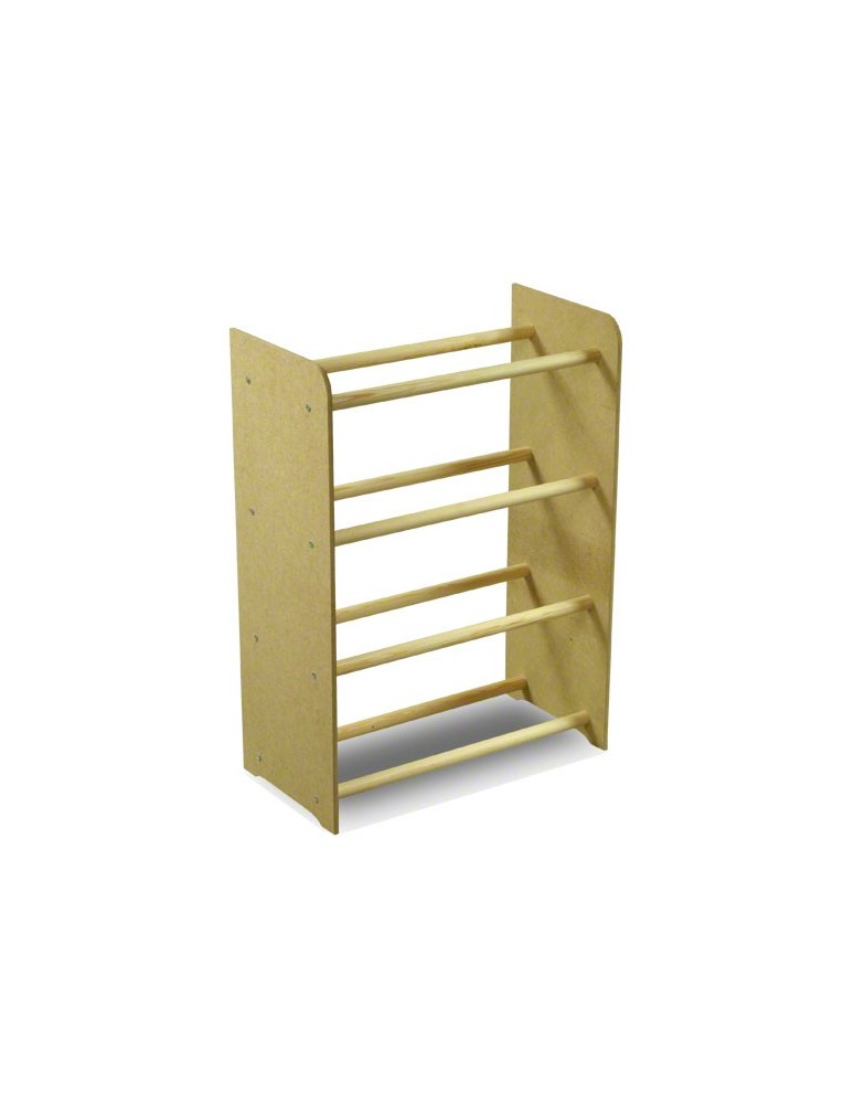 Regały - 4-półkowy regał na obuwie RBS /szer.45 cm/ Naturalny - product b2b.wamar.biz 2