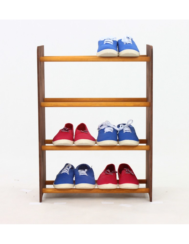 Regały - 4-półkowy regał na obuwie RBS /szer.45 cm/ Brąz-Olcha - product b2b.wamar.biz 5