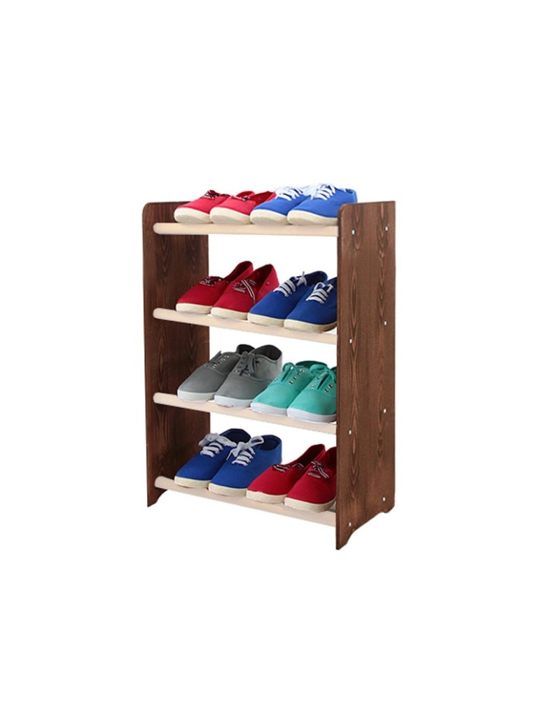 Regały - 4-półkowy regał na obuwie RBS /szer.45 cm/ Brąz-Biel - product b2b.wamar.biz 2