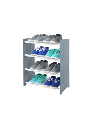 4-półkowy regał na obuwie RBS /szer.45 cm/ Szary-Biel - product 2